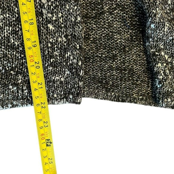 Eileen‎ Fisher Linen Viscose Grey Shimmer Crochet Knit Open Cardigan Womens M - Picture 5 of 5